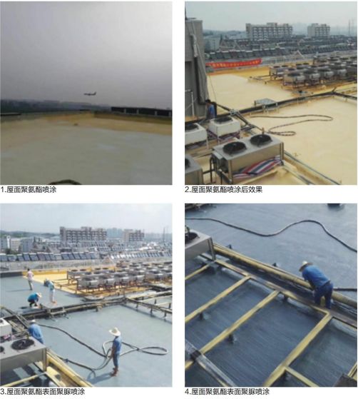 Two Component Pure Polyurea Spray Waterproof Coating Building Material