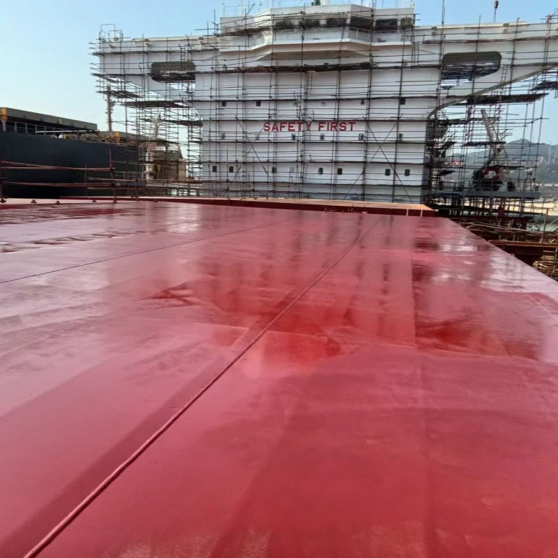 Commercial vessel deck corrosion protection