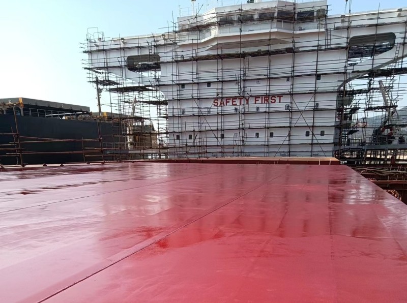 Commercial vessel deck corrosion protection